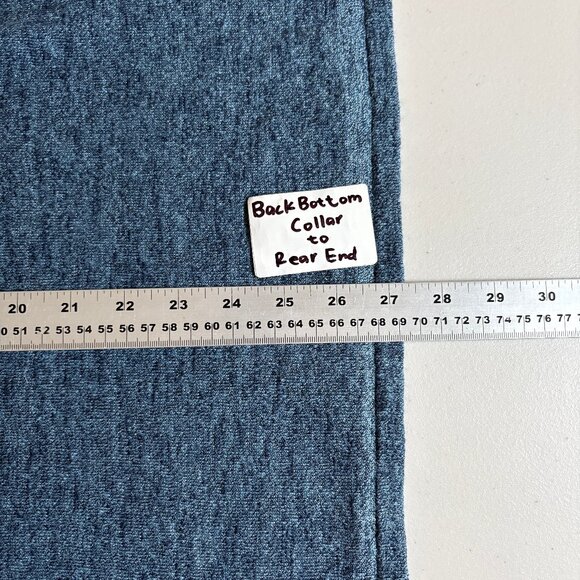 John Varvatos Linen Cotton Henley Shirt - Men's Size L - Blue - Picture 7 of 7